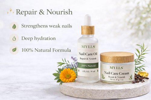 MYLLS™ Natural Nail Care Kit – Repair & Nourish